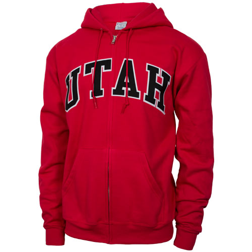 Champion Utah Full Zip Hoodie University of Utah Campus Store