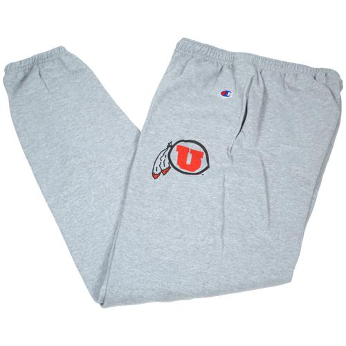 Champion Athletic Logo Sweatpants University of Utah Campus Store